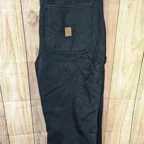 Stanley fleeced lined Carpenter pants in black NEW 34x32 - Picture 6 of 9